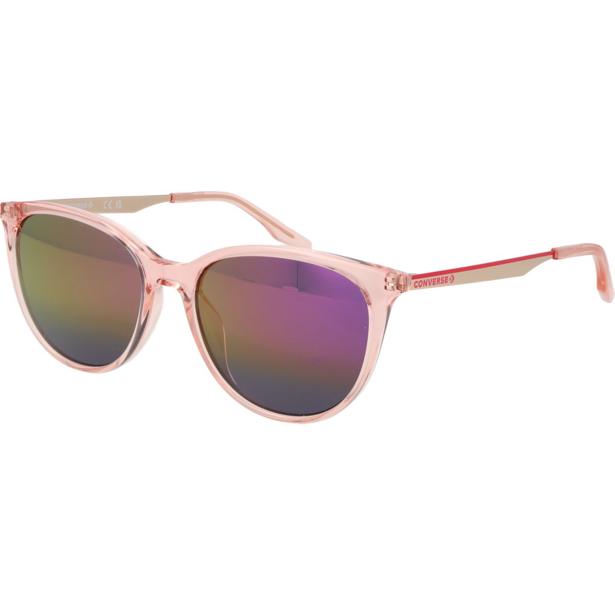 Verspiegelte Sonnenbrille in Panto-Form