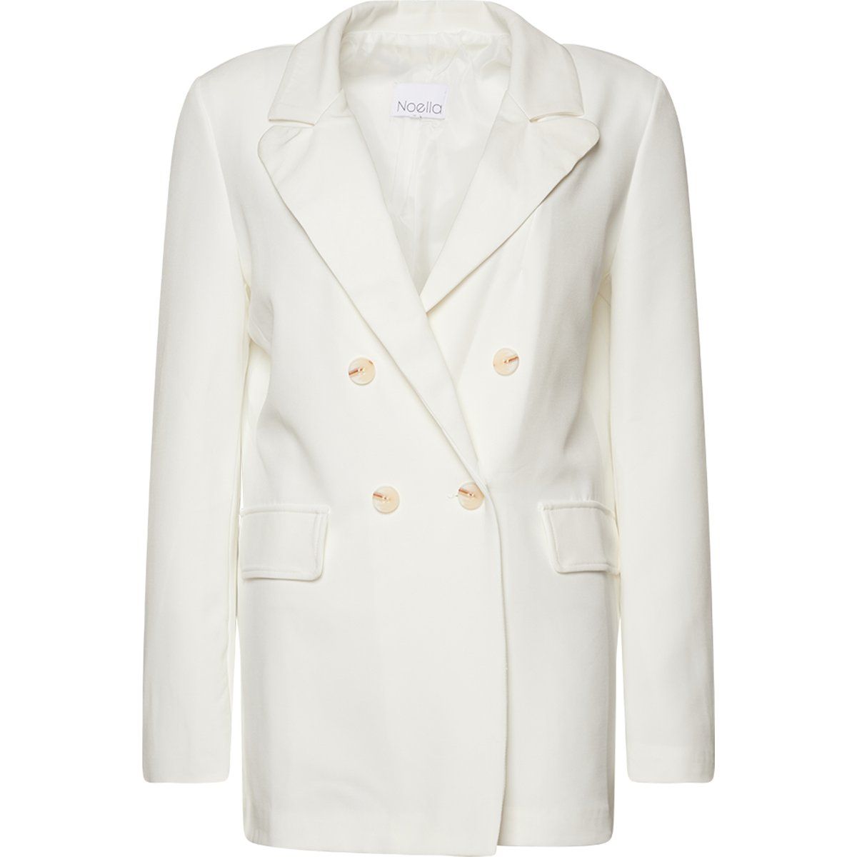 Taillierter zweireihiger Power-Blazer