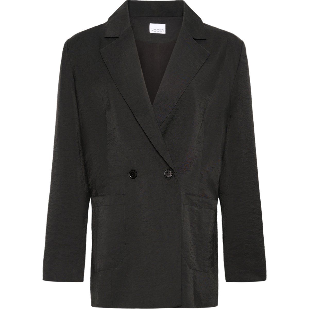 Lockerer zweireihiger Oversize-Blazer
