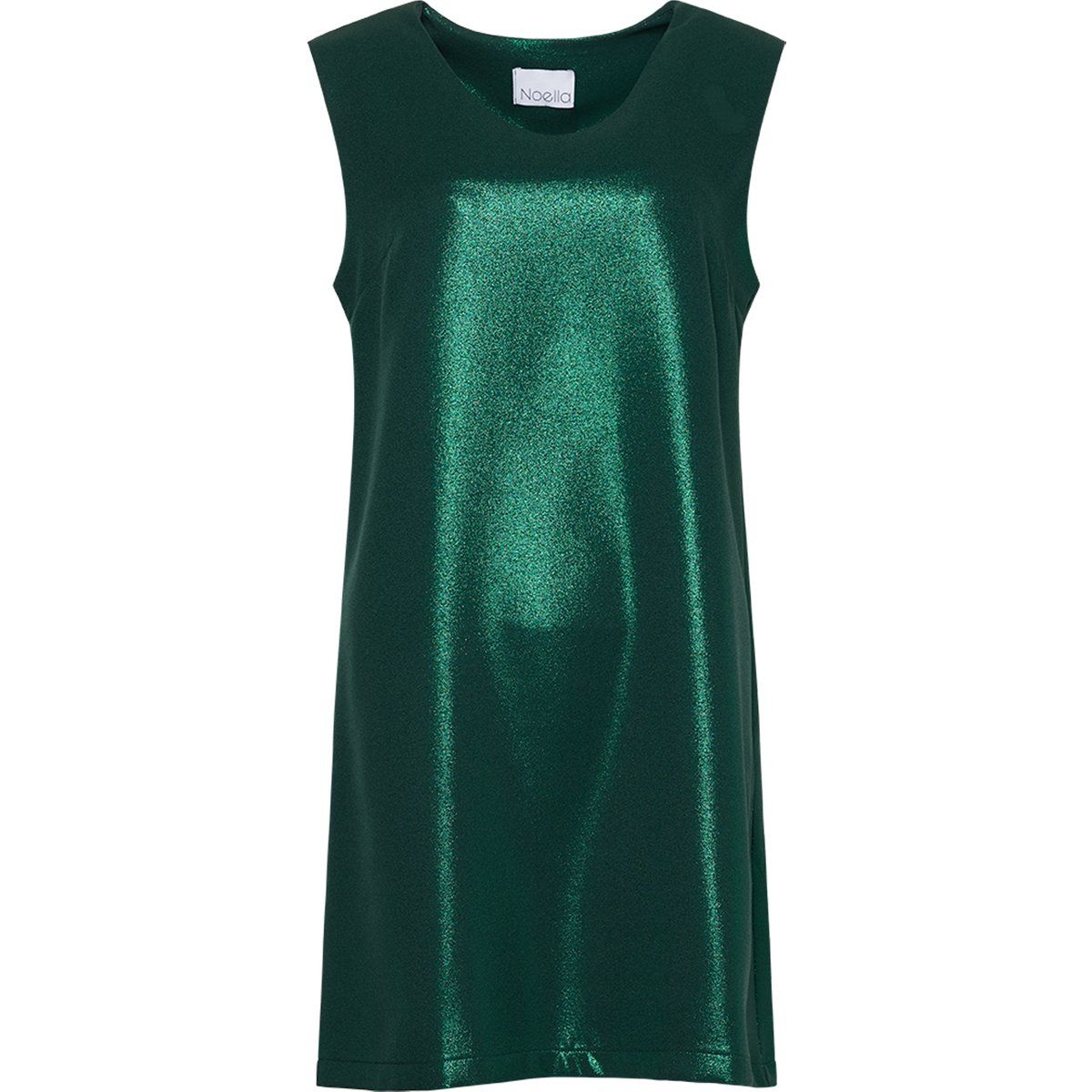 Schimmerndes Metallic-Minikleid