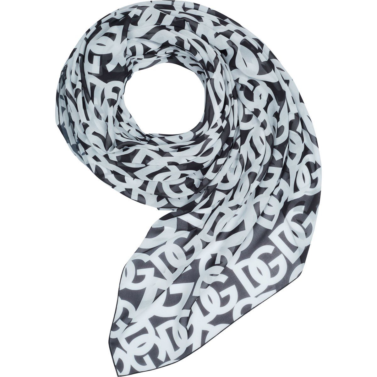 Oversized-Schal mit Allover-Logo-Print