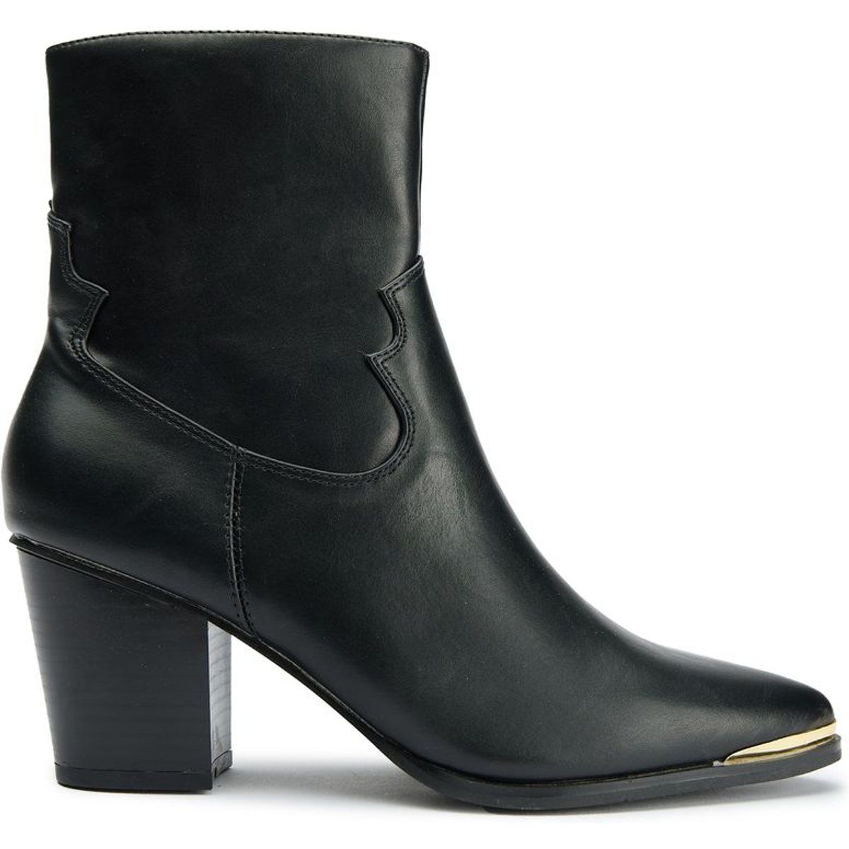 Spitze Stiefeletten mit Metallkappe