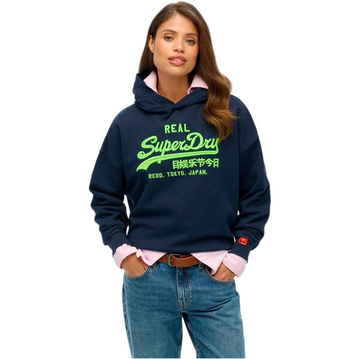Hoodie mit Vintage-Grafikprint