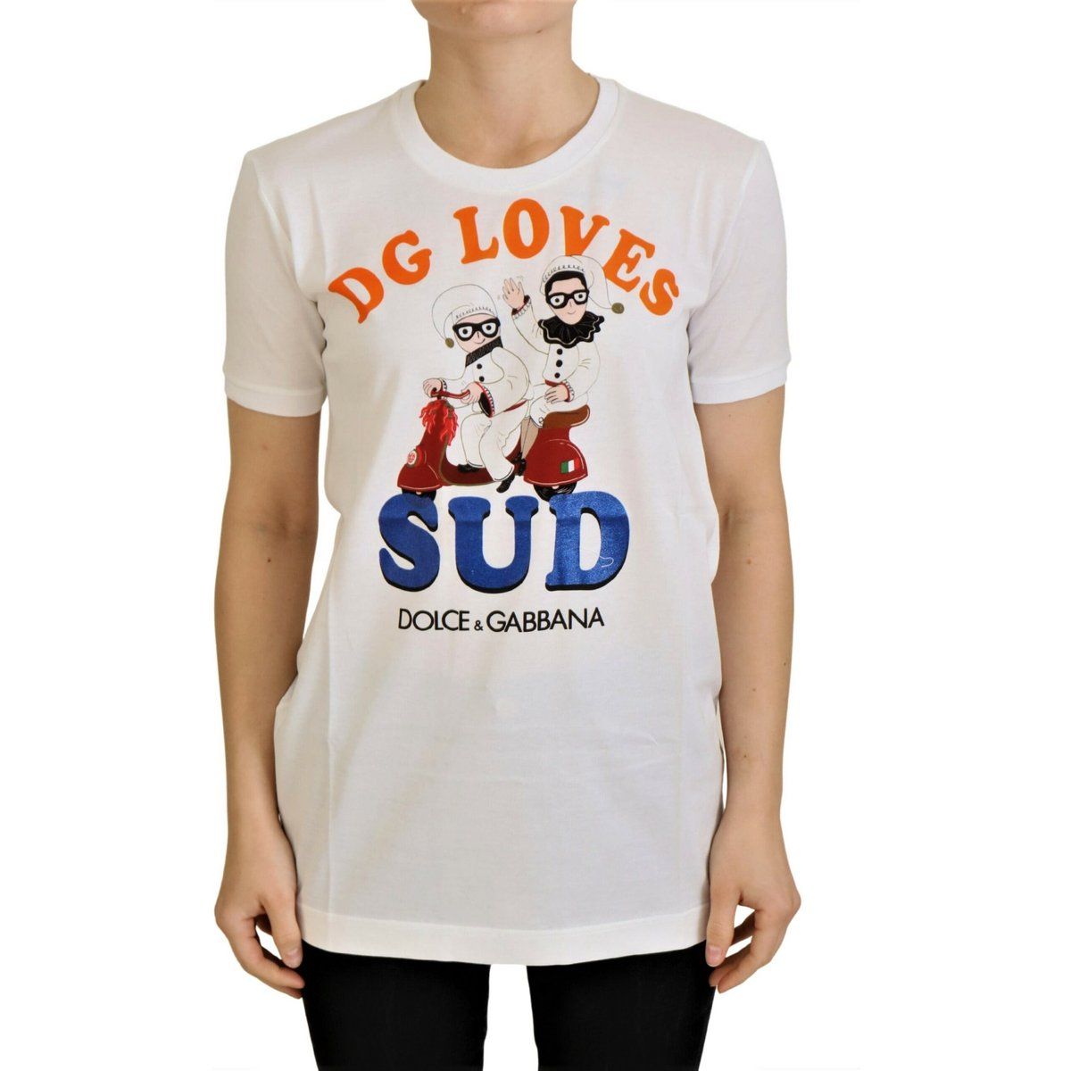 Grafik-Print Scooter T-Shirt