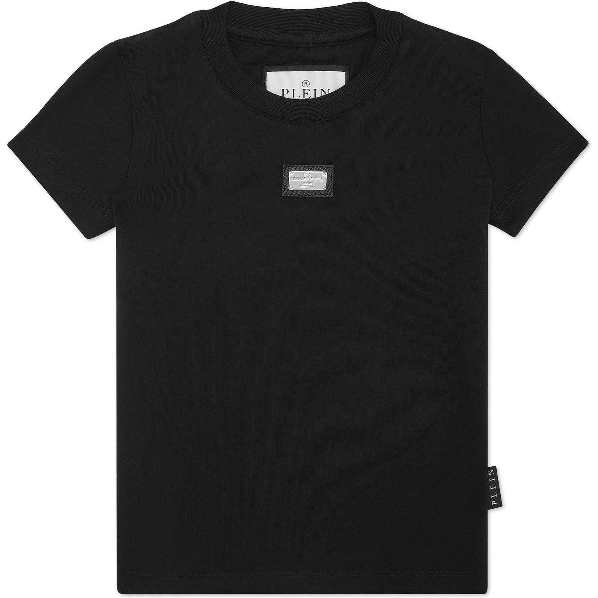 Schmal geschnittenes minimalistisches Baumwoll-T-Shirt