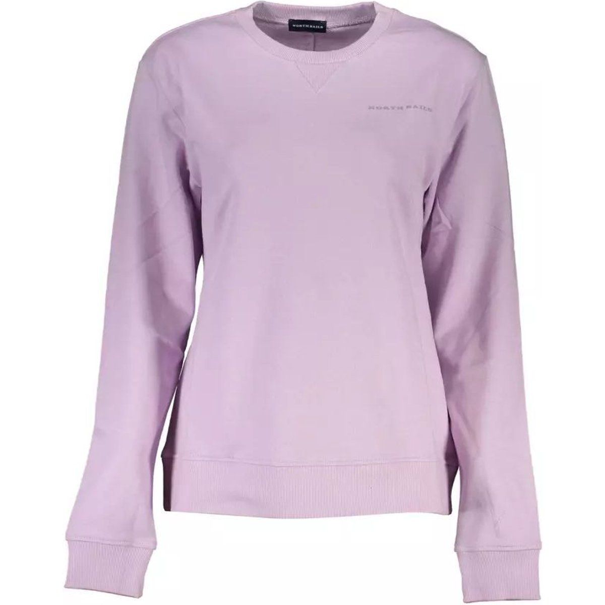 Klassisches Baumwoll-Sweatshirt mit Rundhalsausschnitt