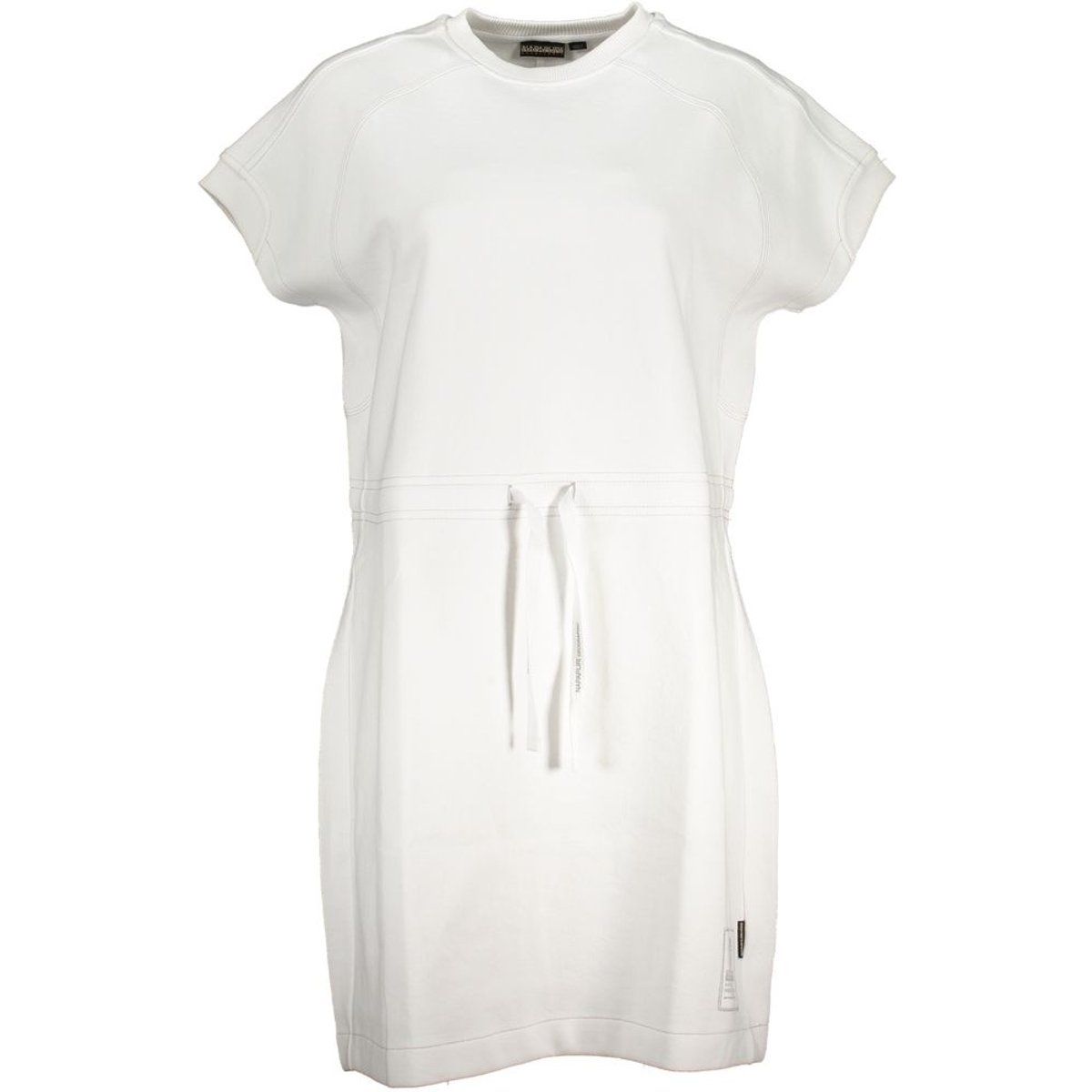 Sportliches Kurzarmkleid mit Kordelzug