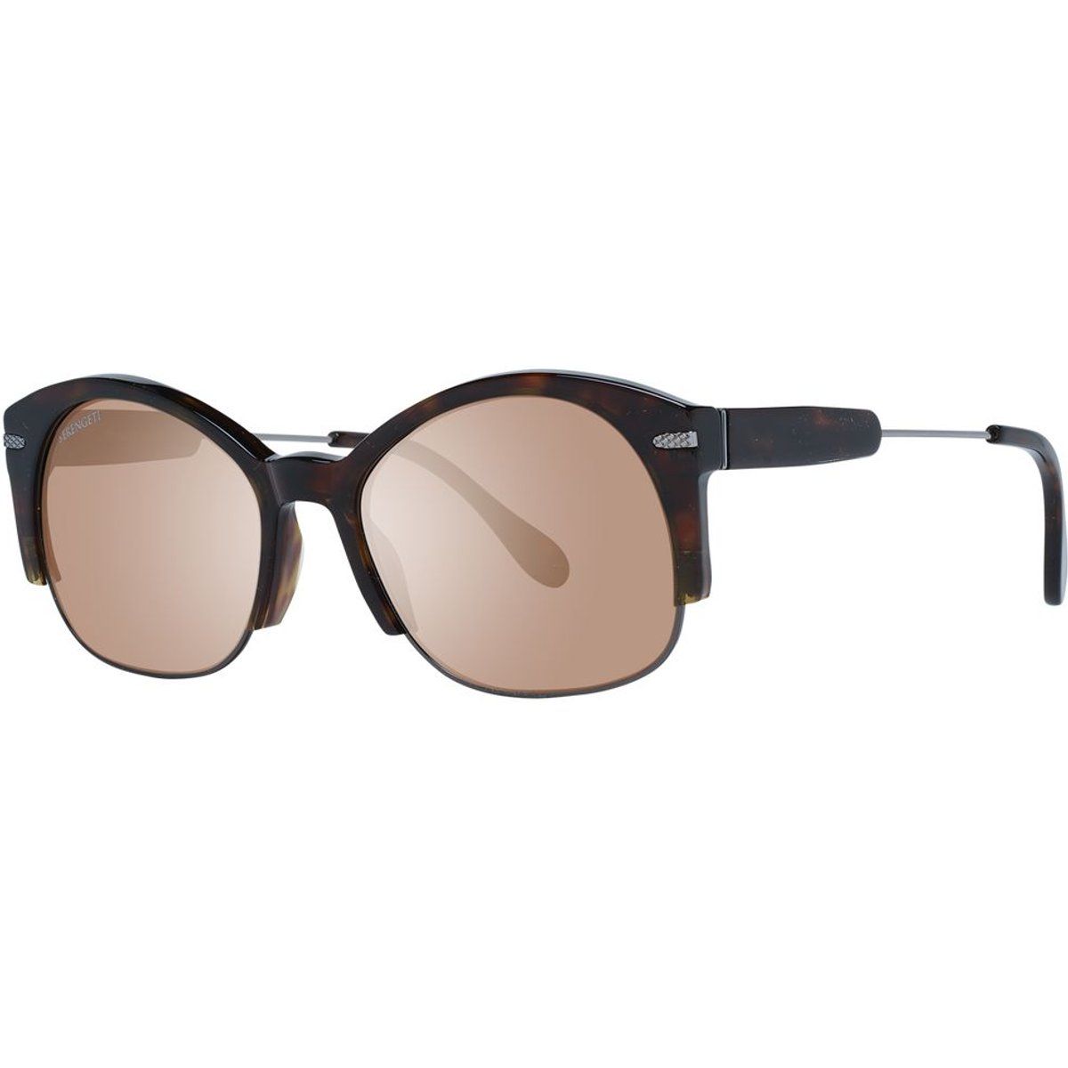 Elegante Oversized-Sonnenbrille in Schildpatt-Optik