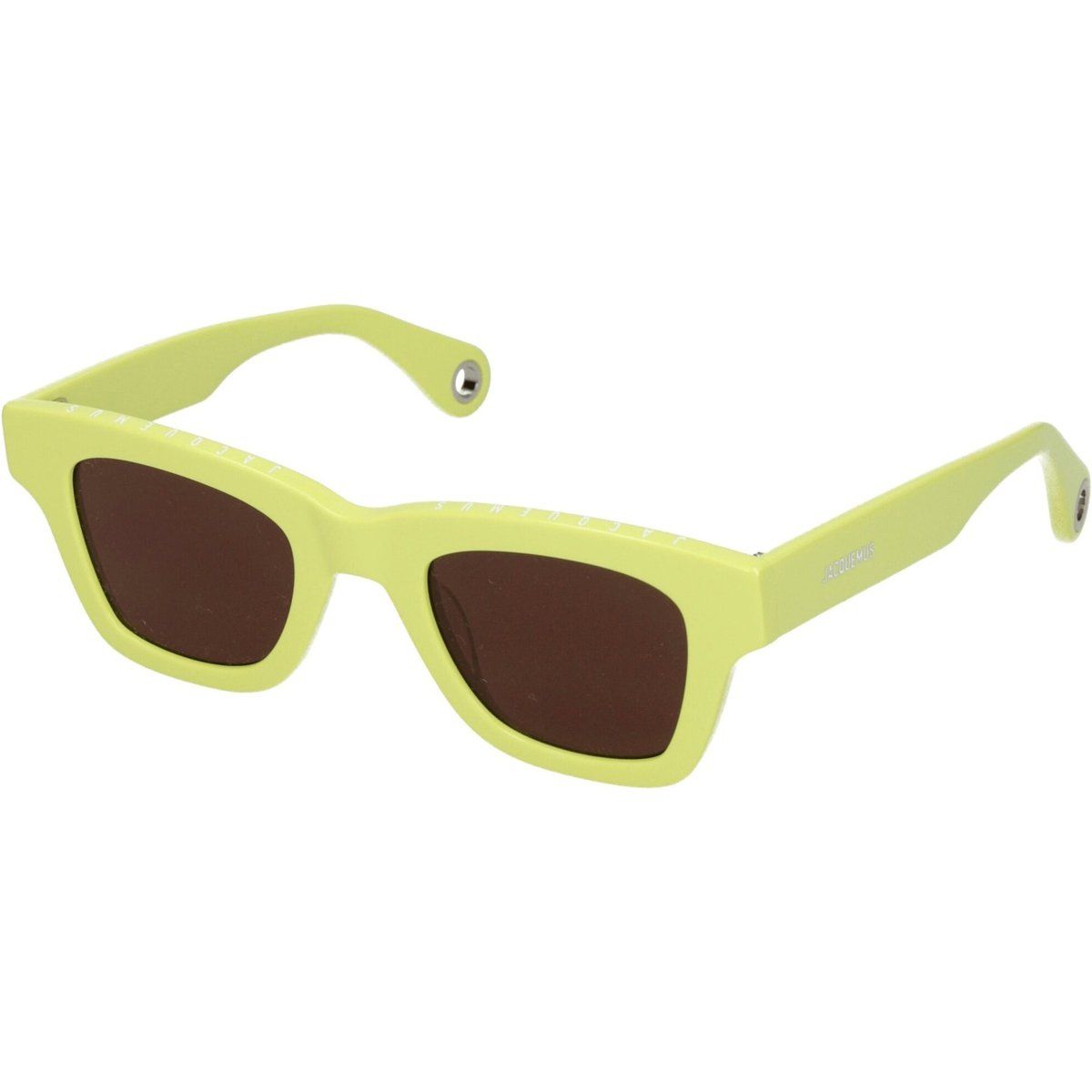 Markante Sonnenbrille mit rechteckigem Rahmen