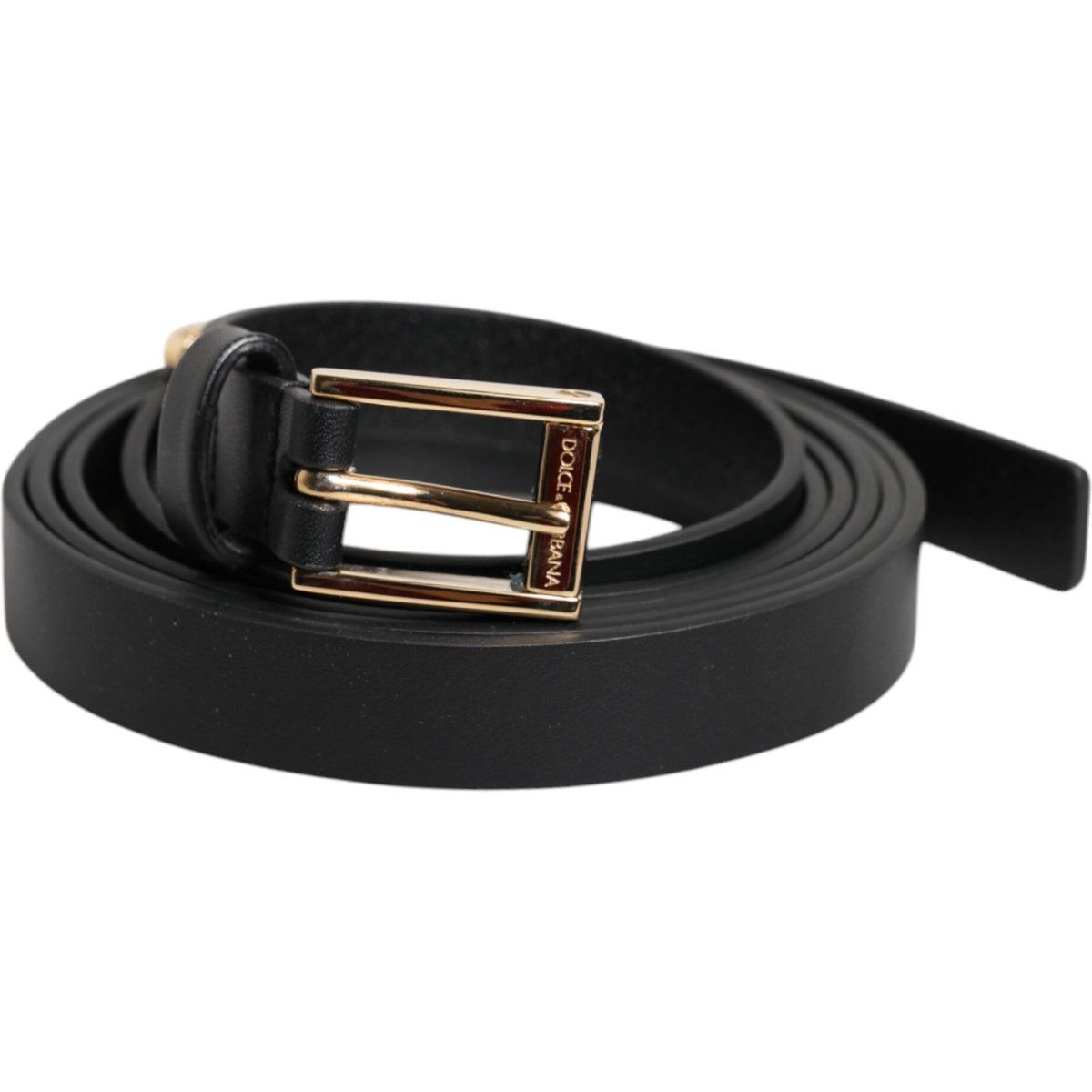 Eleganter Ledergürtel mit goldener Schnalle