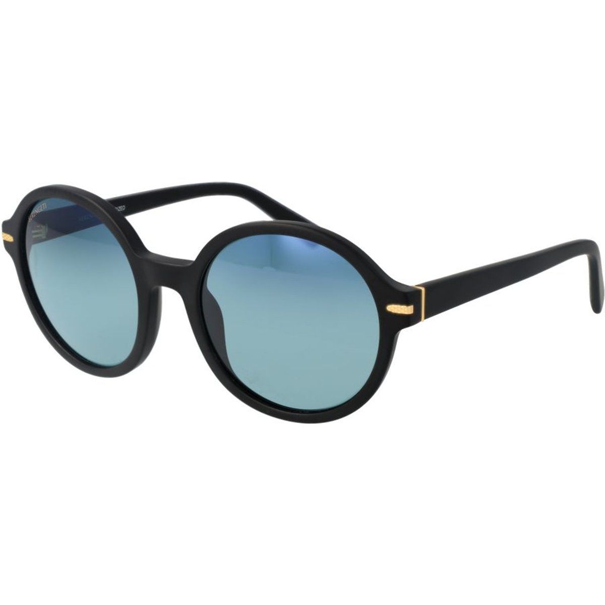 Edle Runde Verspiegelte Sonnenbrille