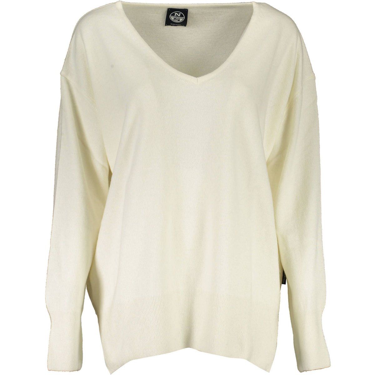 Klassischer V-Ausschnitt Strickpullover