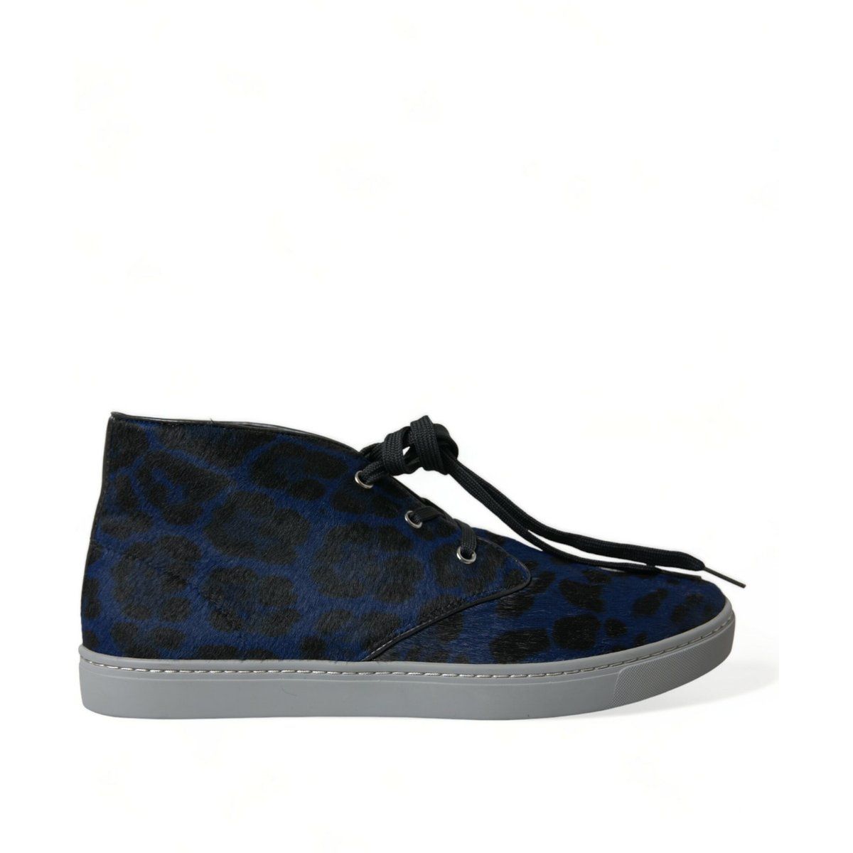 Chukka-Sneaker mit Leopardenmuster aus Kalbfell
