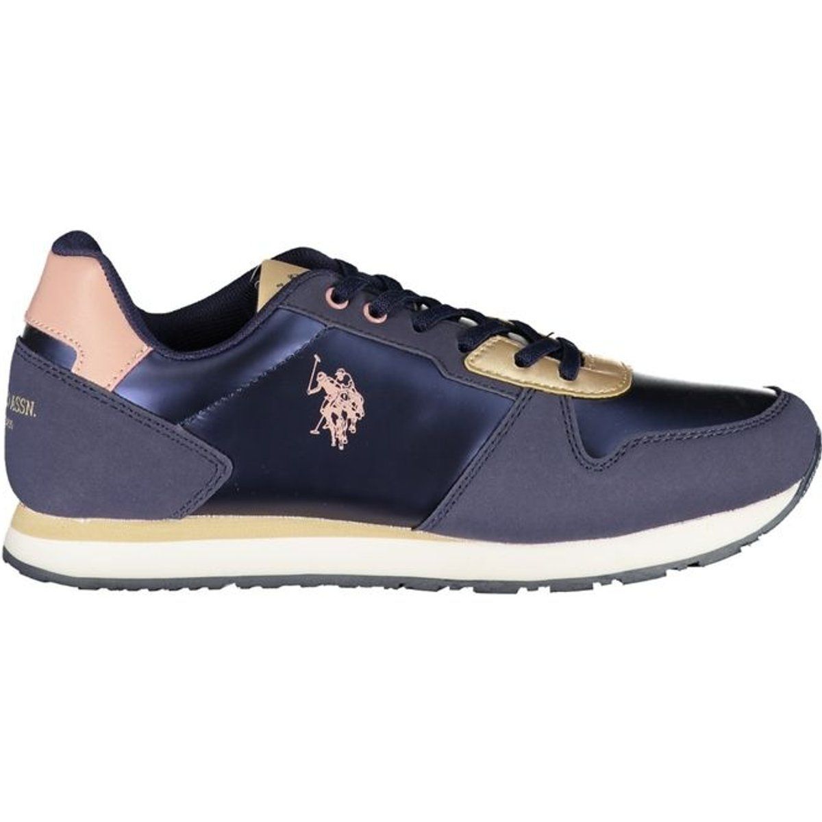 Sportliche Sneaker mit Metallic-Akzenten