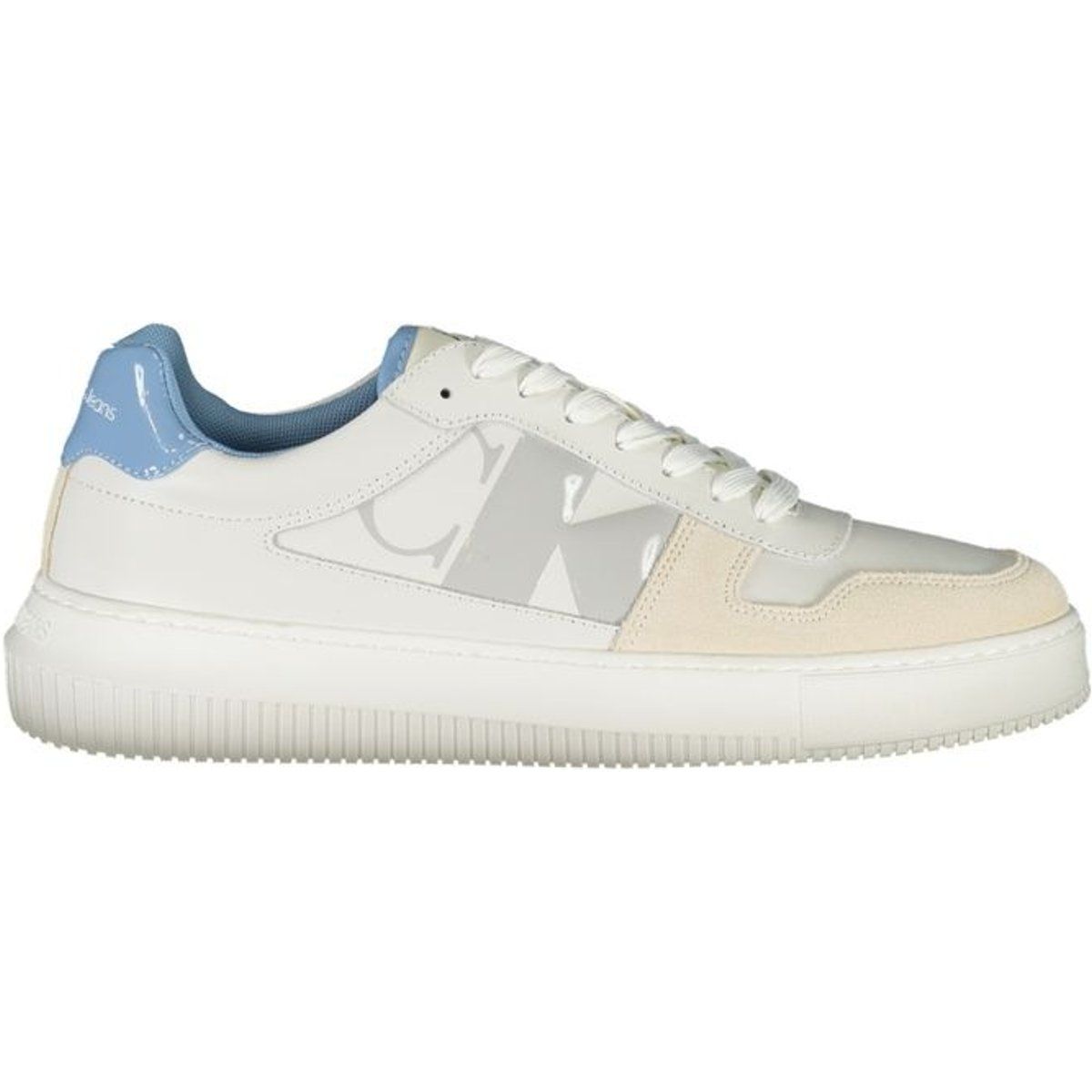 Low-Top Sneaker aus Leder und Wildleder