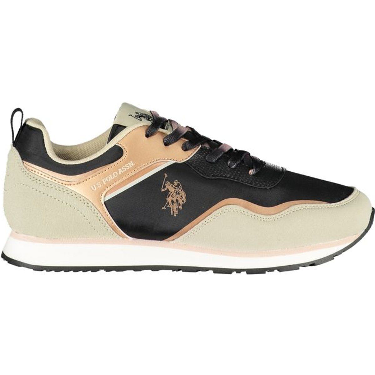 Schlanke Low-Top Metallic-Sneaker
