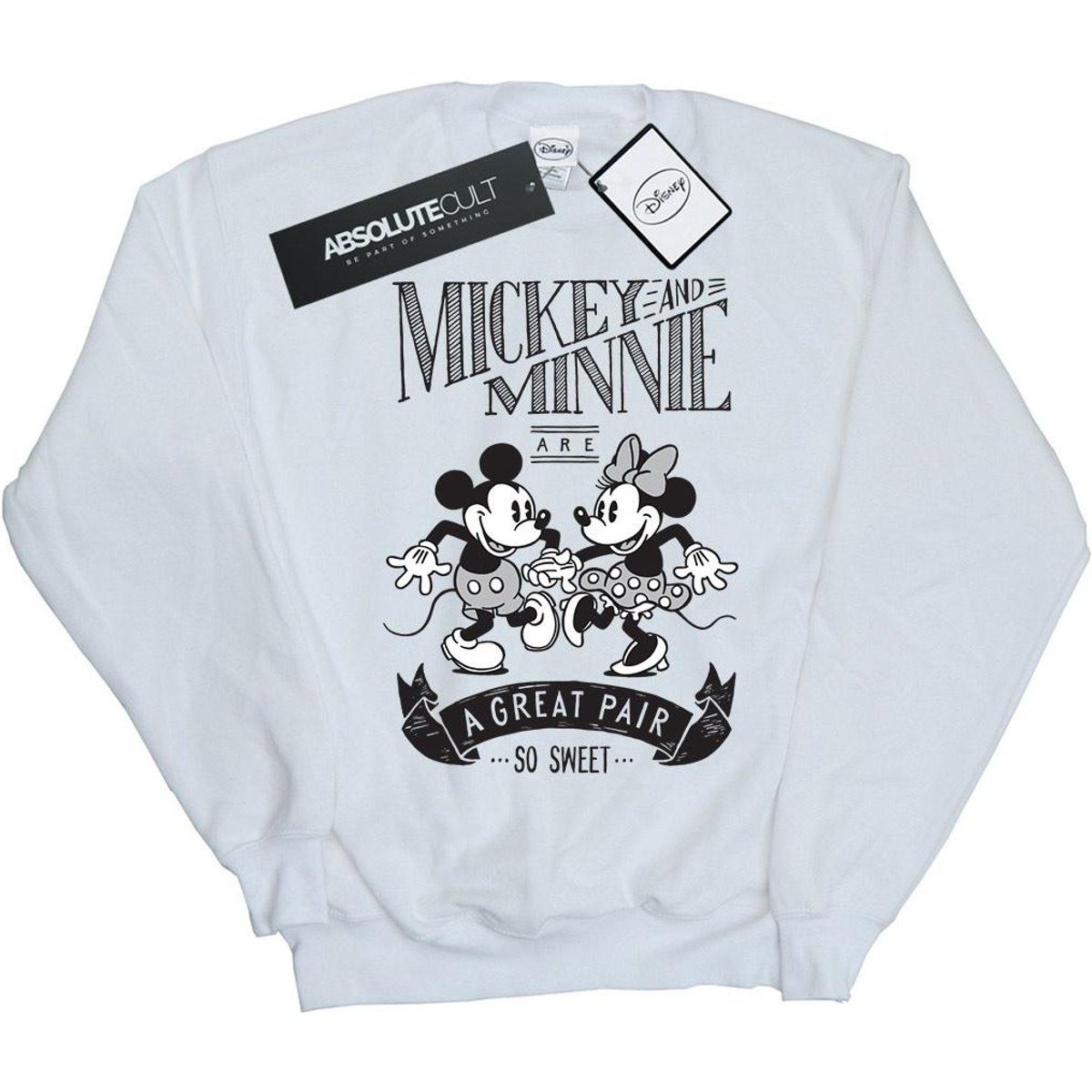 Mickey und Minnie Grafik-Sweatshirt
