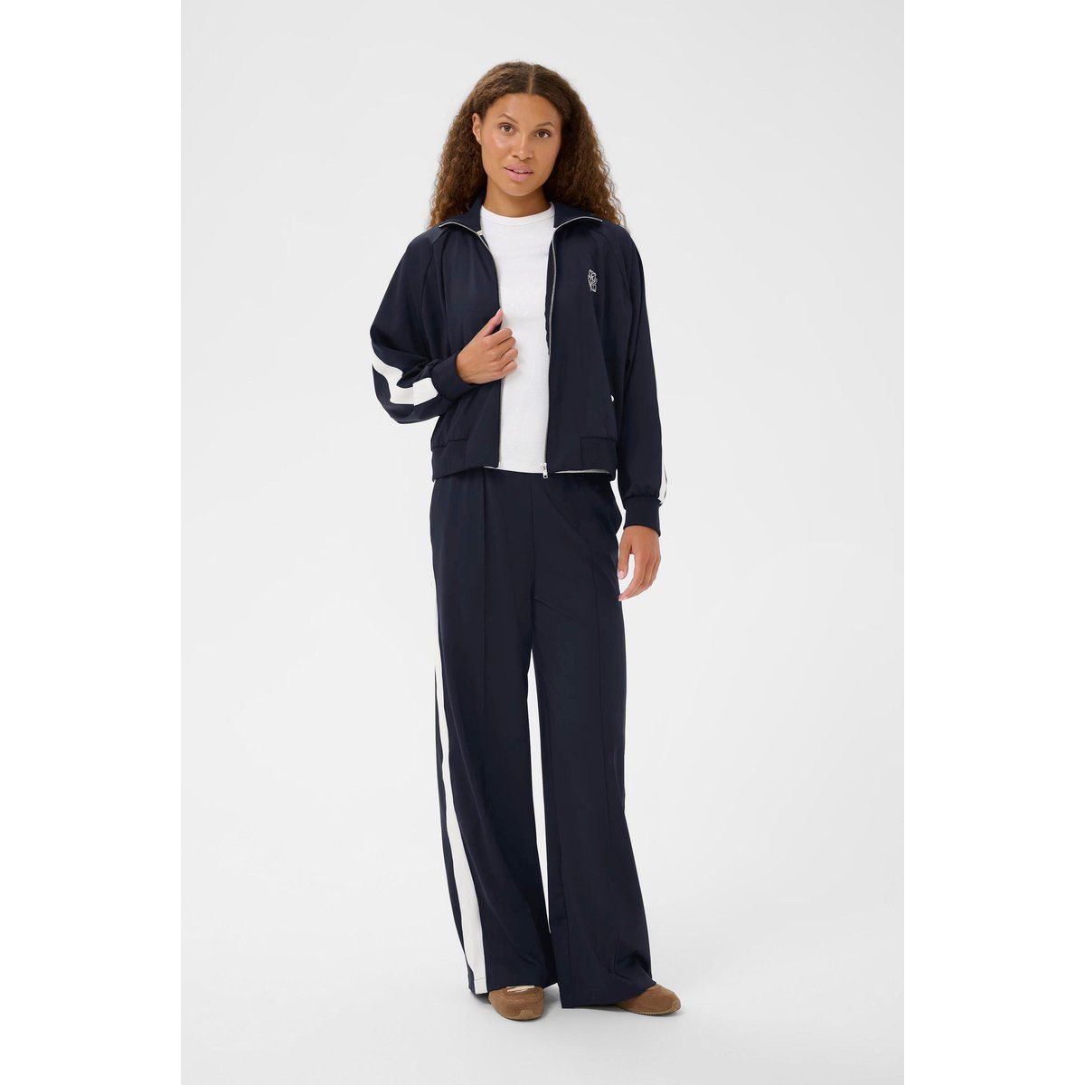 Sportliche Trackjacke mit Reißverschluss