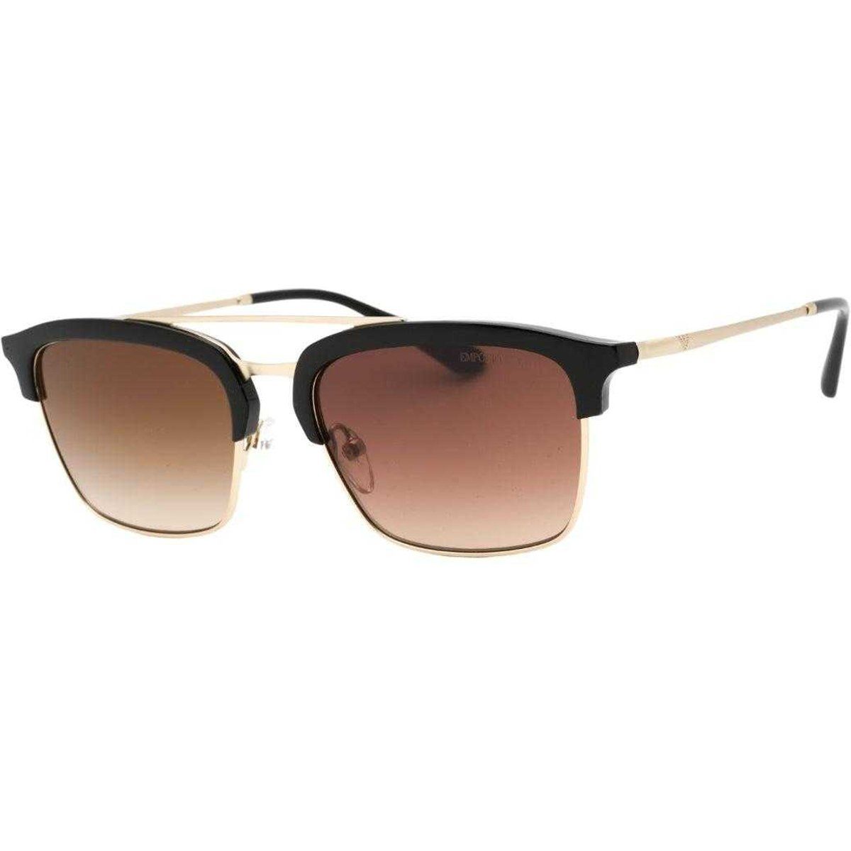 Moderne Browline-Sonnenbrille mit Doppelsteg