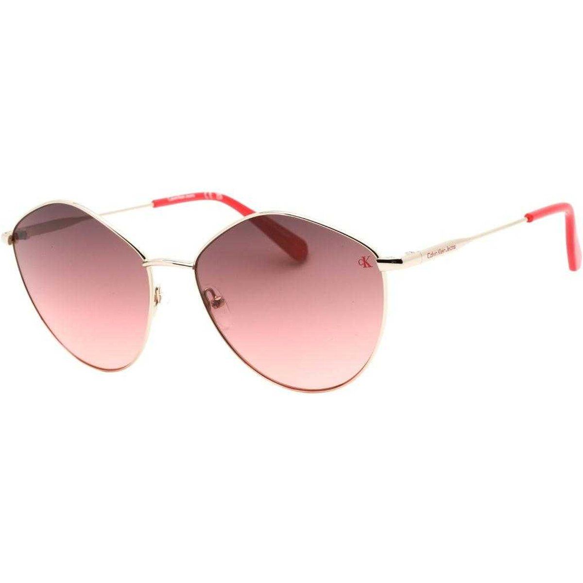 Geometrische Sonnenbrille mit Farbverlauf