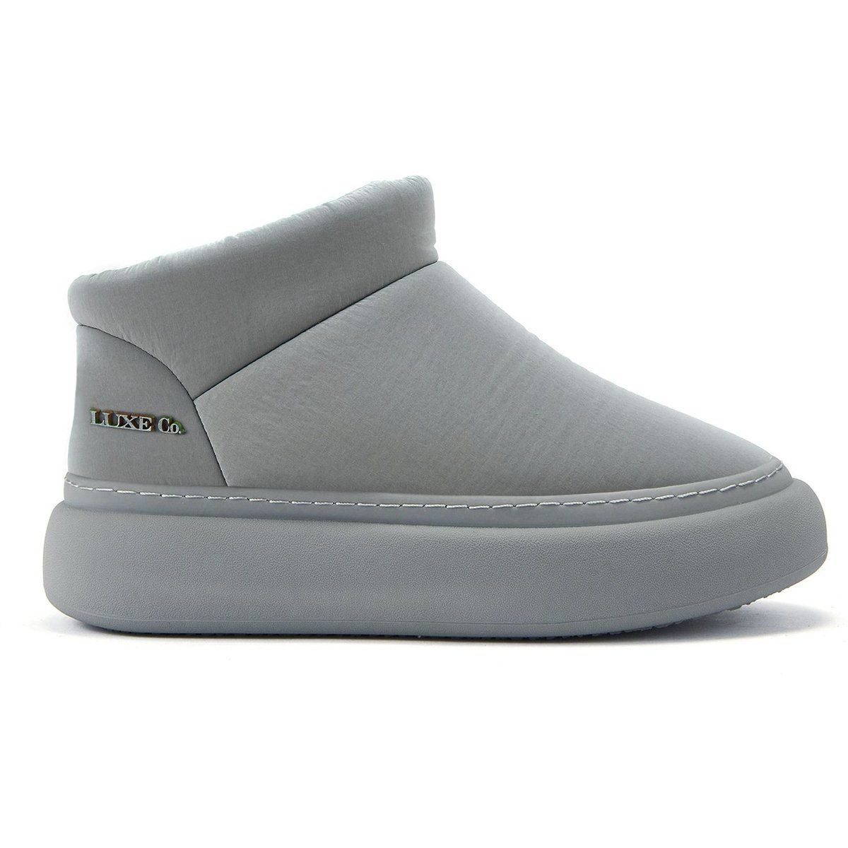 Gesteppte Stiefeletten mit Lammfell-Futter
