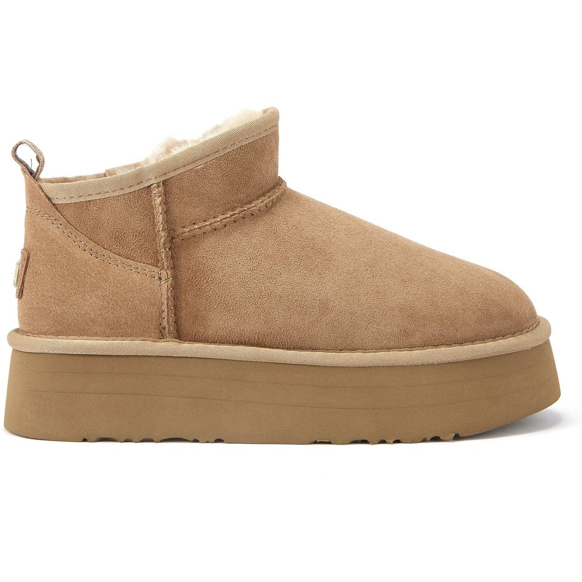 Gemütliche Ultra-Mini Plateau-Stiefel