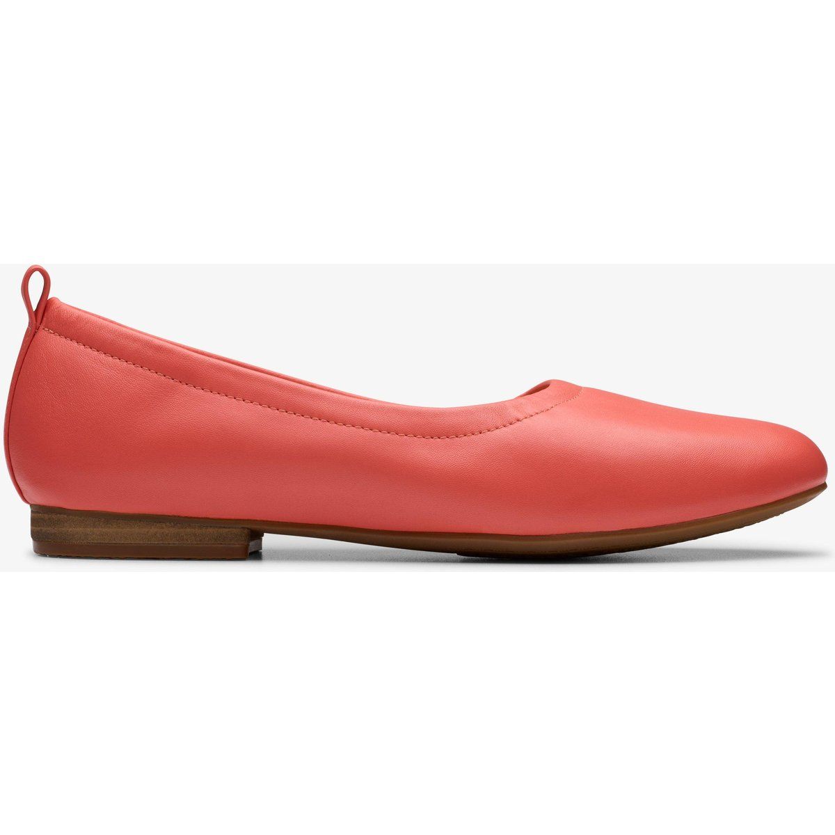 Weiche Leder-Ballerinas mit Gummizug