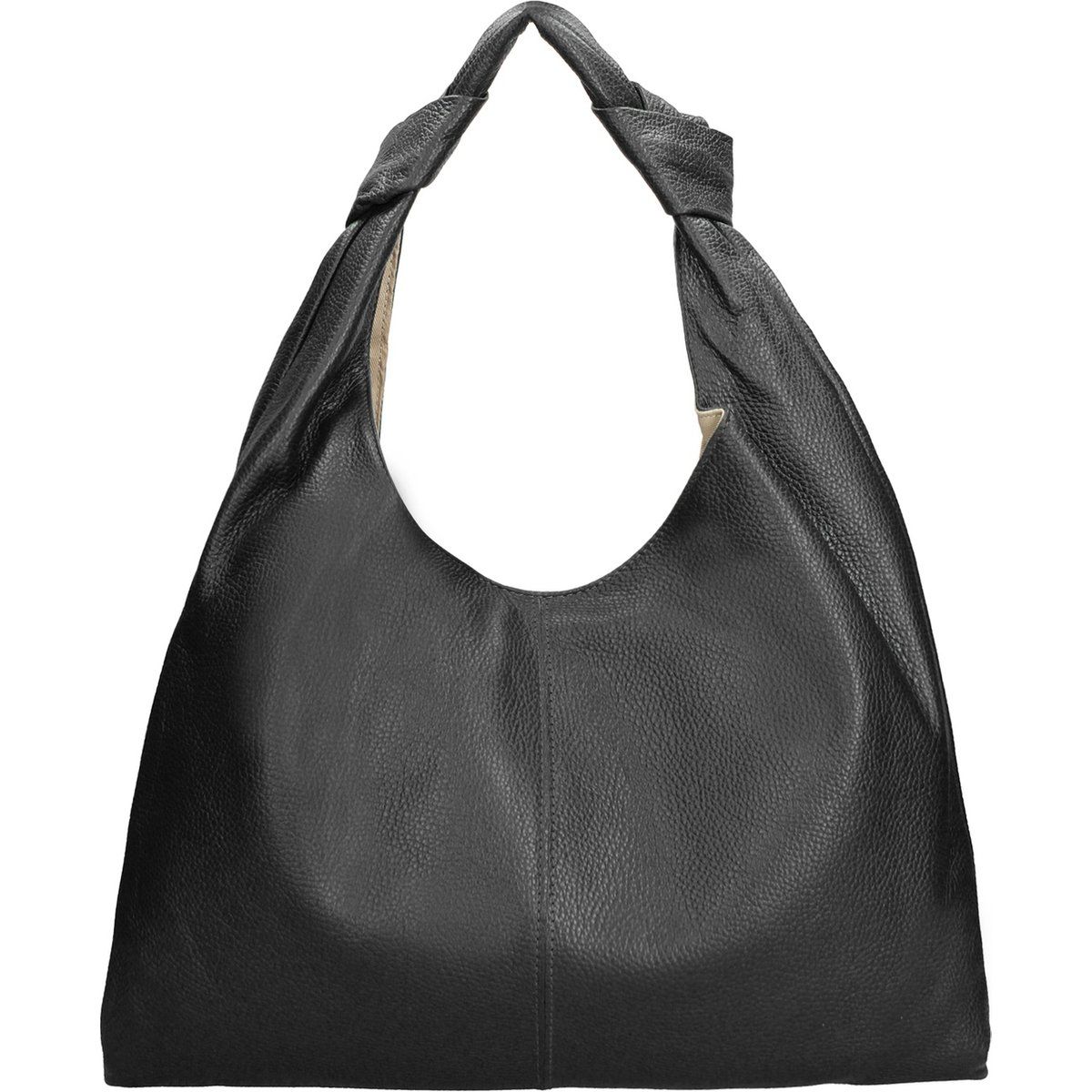 Lässige Leder-Hobo-Tasche