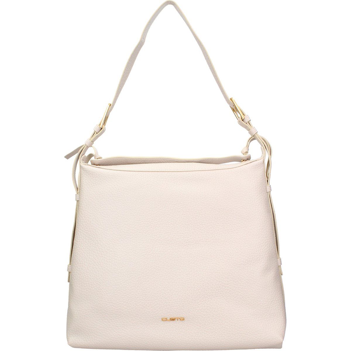 Strukturierte Hobo-Tasche aus veganem Leder
