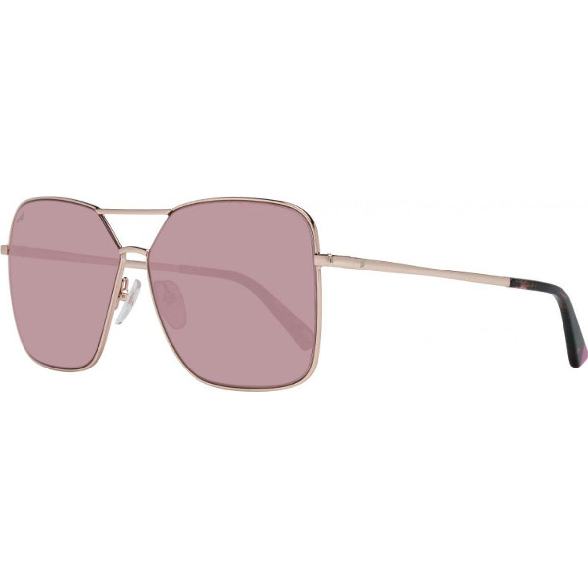 Geometrische Sonnenbrille mit Doppelsteg
