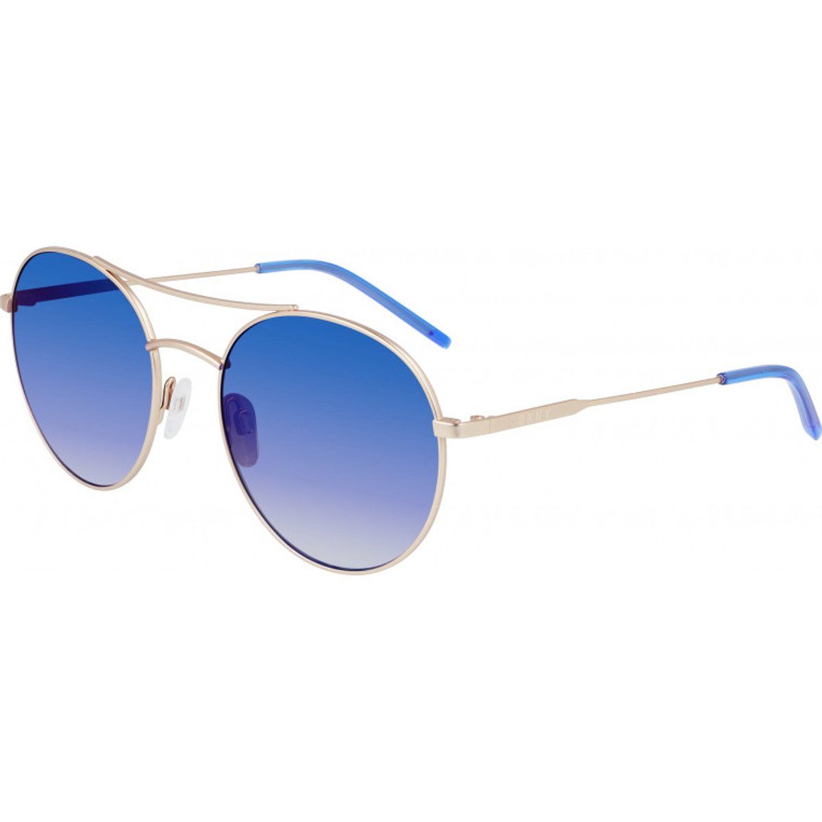 Runde Sonnenbrille mit Doppelsteg