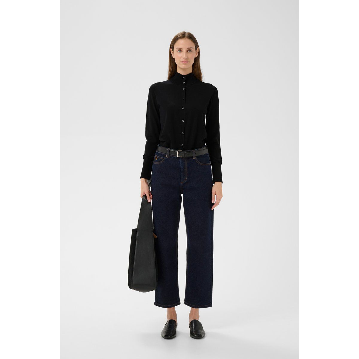 Eleganter Feinstrick-Cardigan mit Knopfleiste