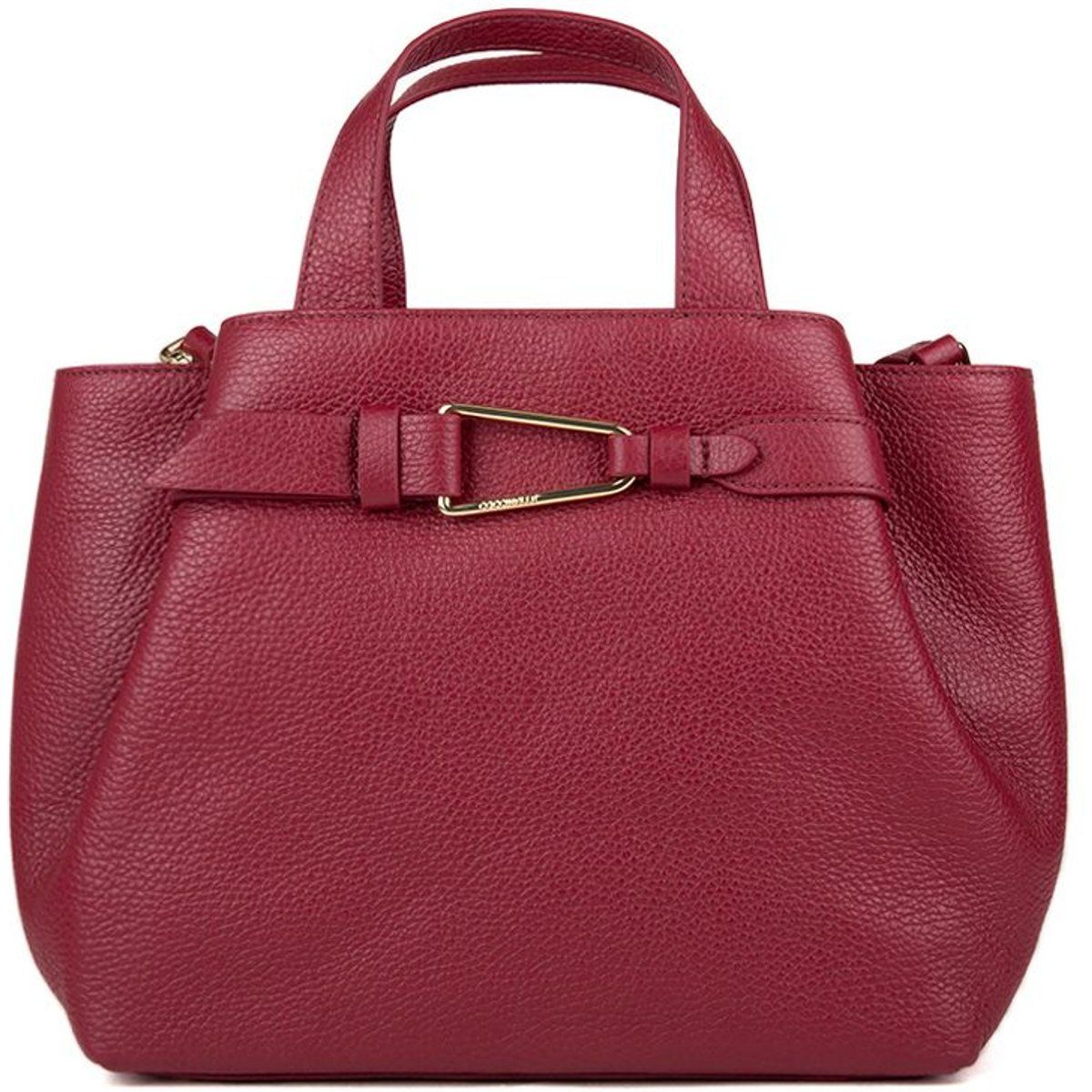 Elegante Malory Handtasche aus genarbtem Leder