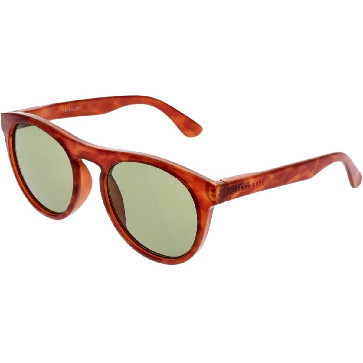 Klassische Runde Schildpatt-Sonnenbrille
