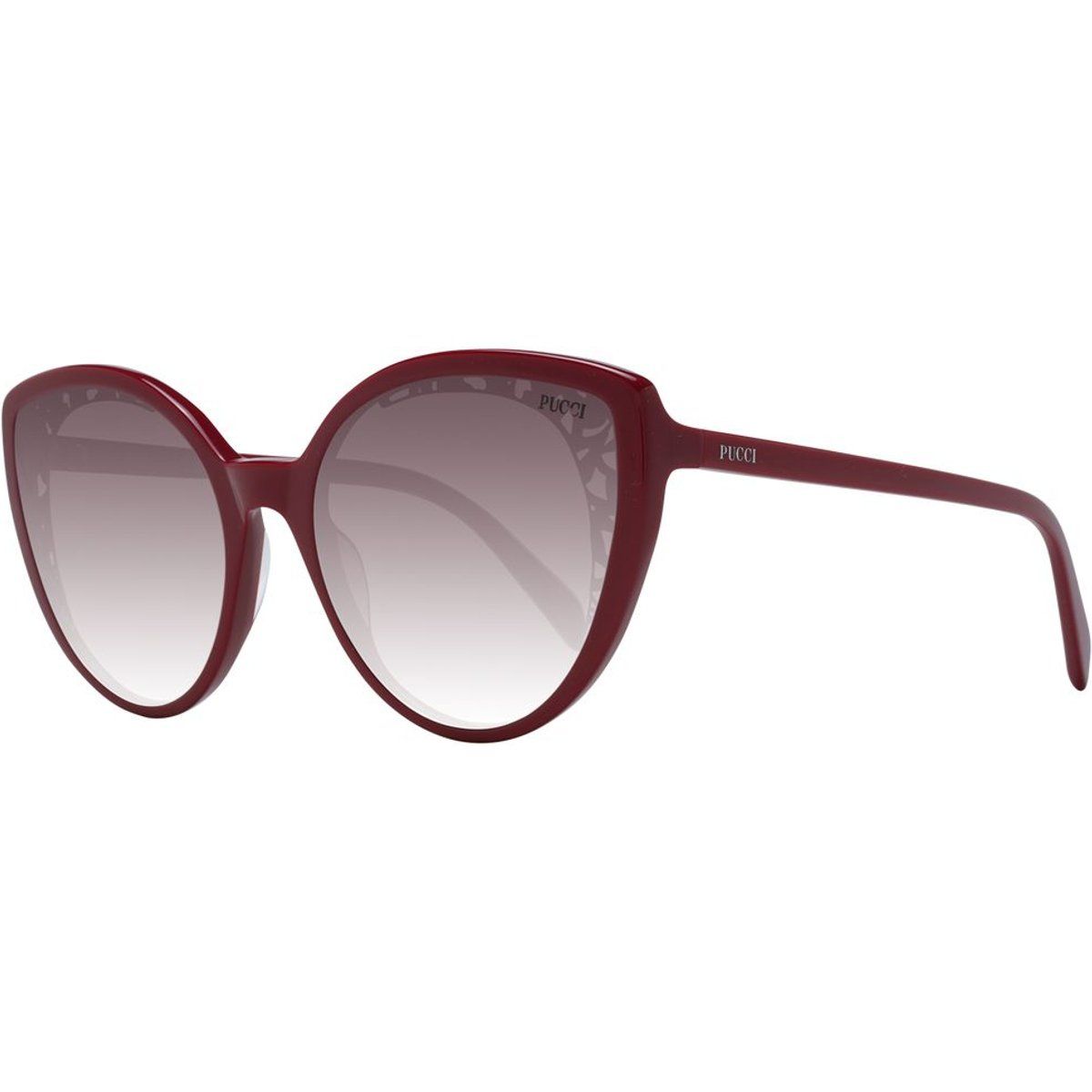 Elegante Cat-Eye-Sonnenbrille mit Spitzenmuster