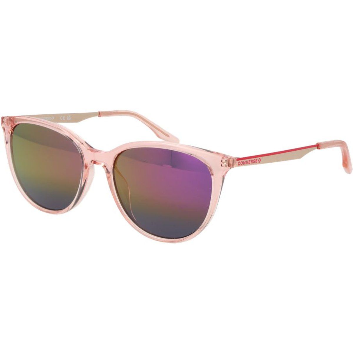 Verspiegelte Panto-Sonnenbrille