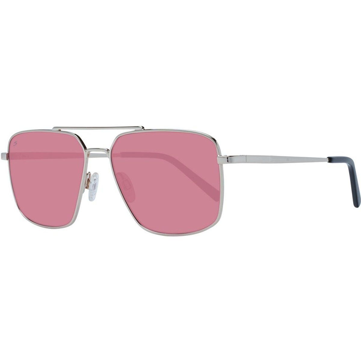 Quadratische Sonnenbrille mit Metallrahmen
