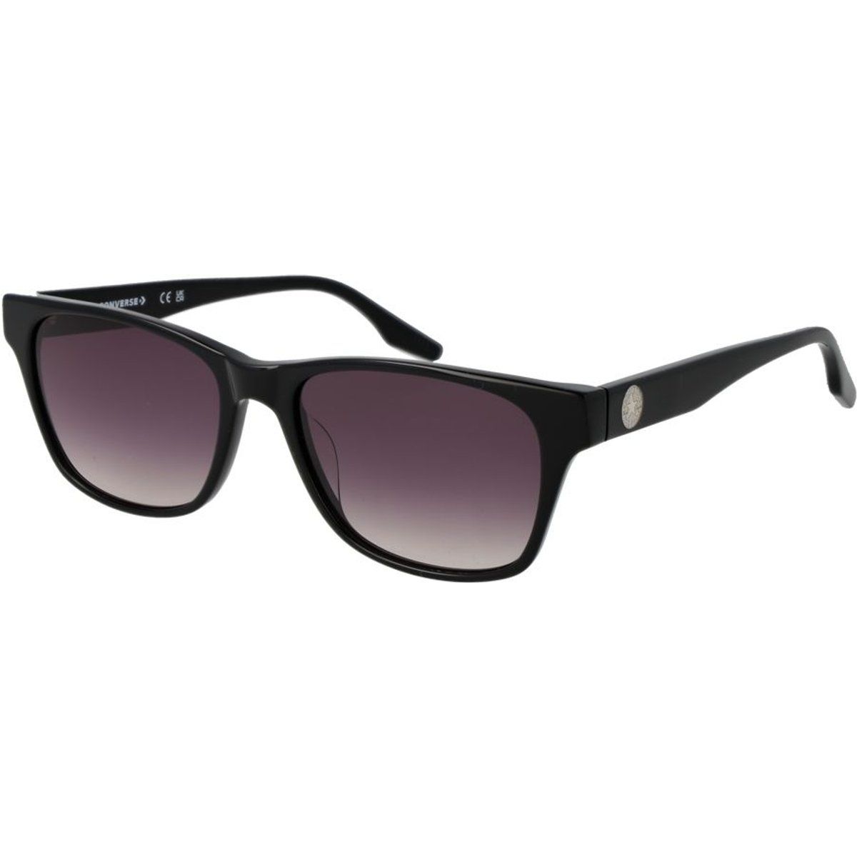 Rechteckige Acetat-Sonnenbrille mit Verlaufsgläsern