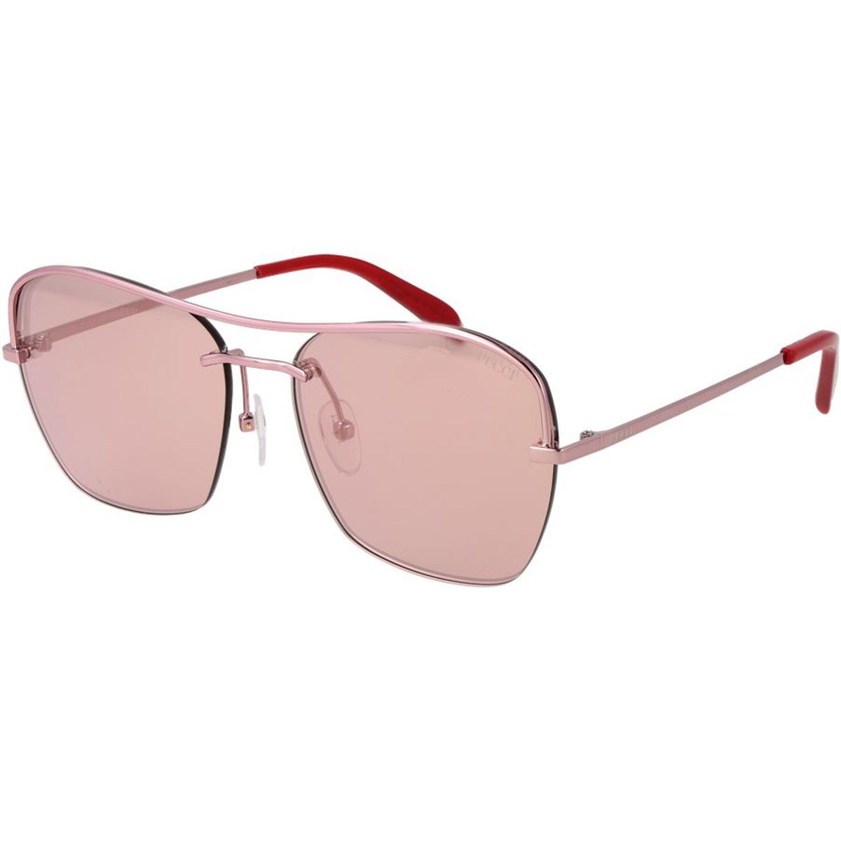 Moderne Sanft Quadratische Aviator-Sonnenbrille