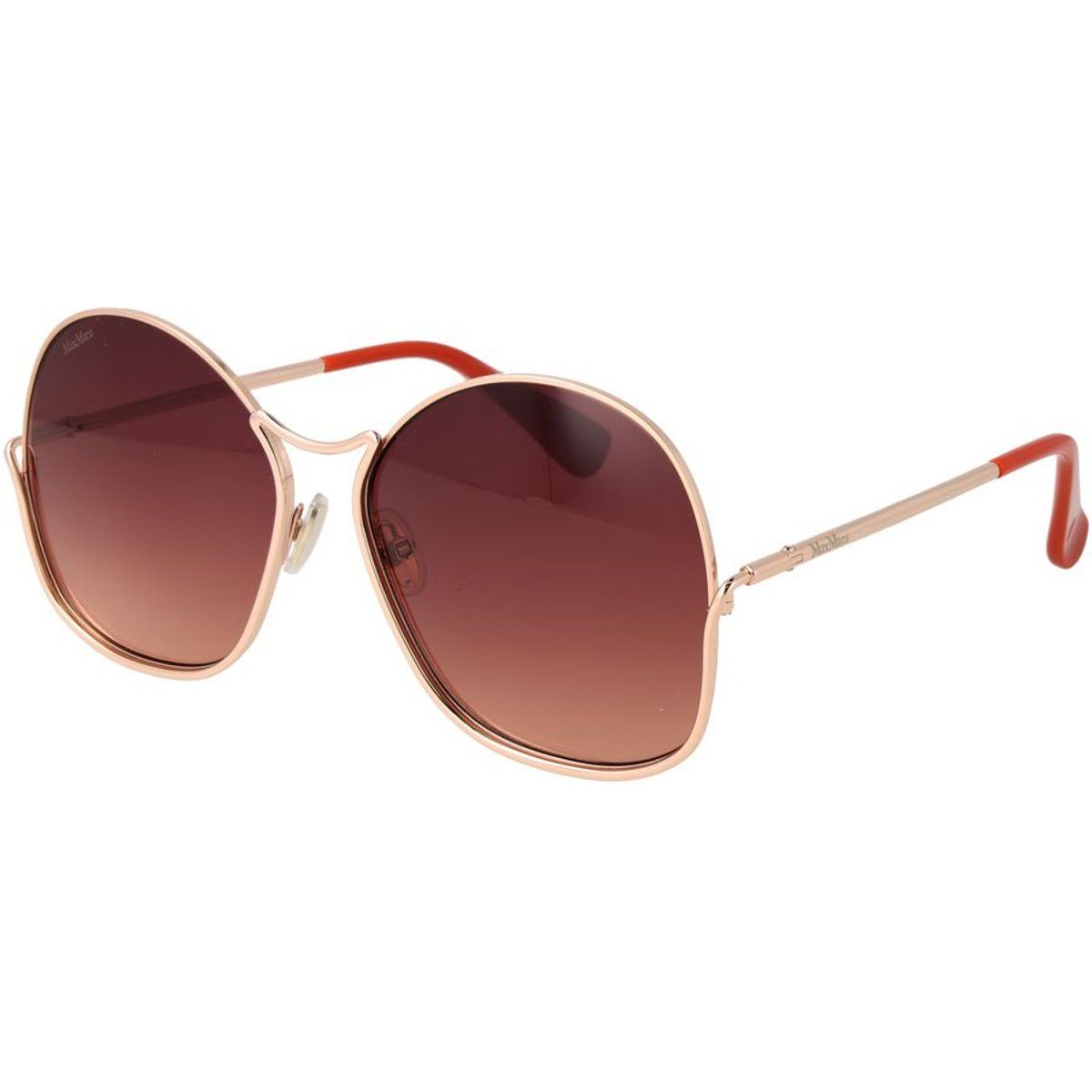 Oversized Schmetterlings-Sonnenbrille mit Farbverlauf
