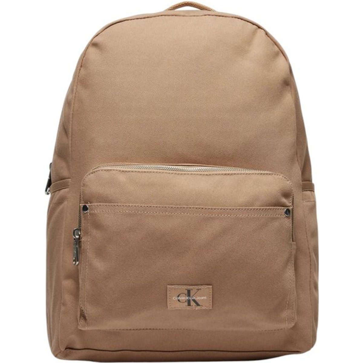 Minimalistischer Canvas-Rucksack mit Tasche