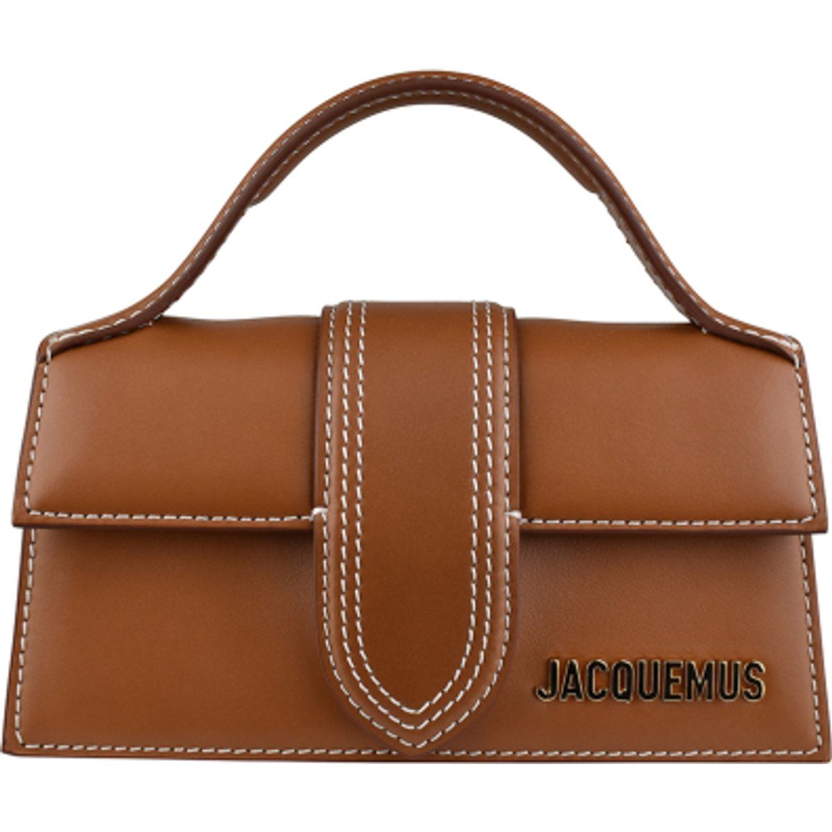 Elegante Strukturierte Leder-Überschlagtasche