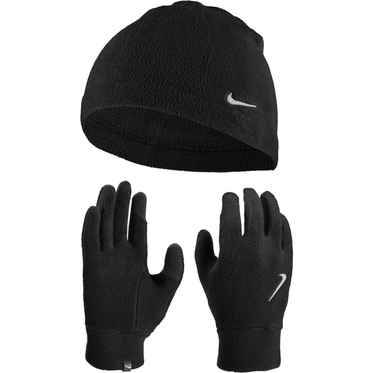 Reflektierende Fleece-Mütze und Handschuhe