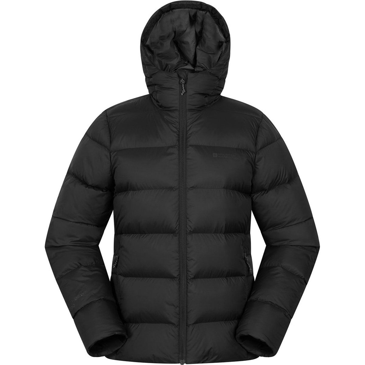 Leichte packbare Daunenjacke mit Kapuze