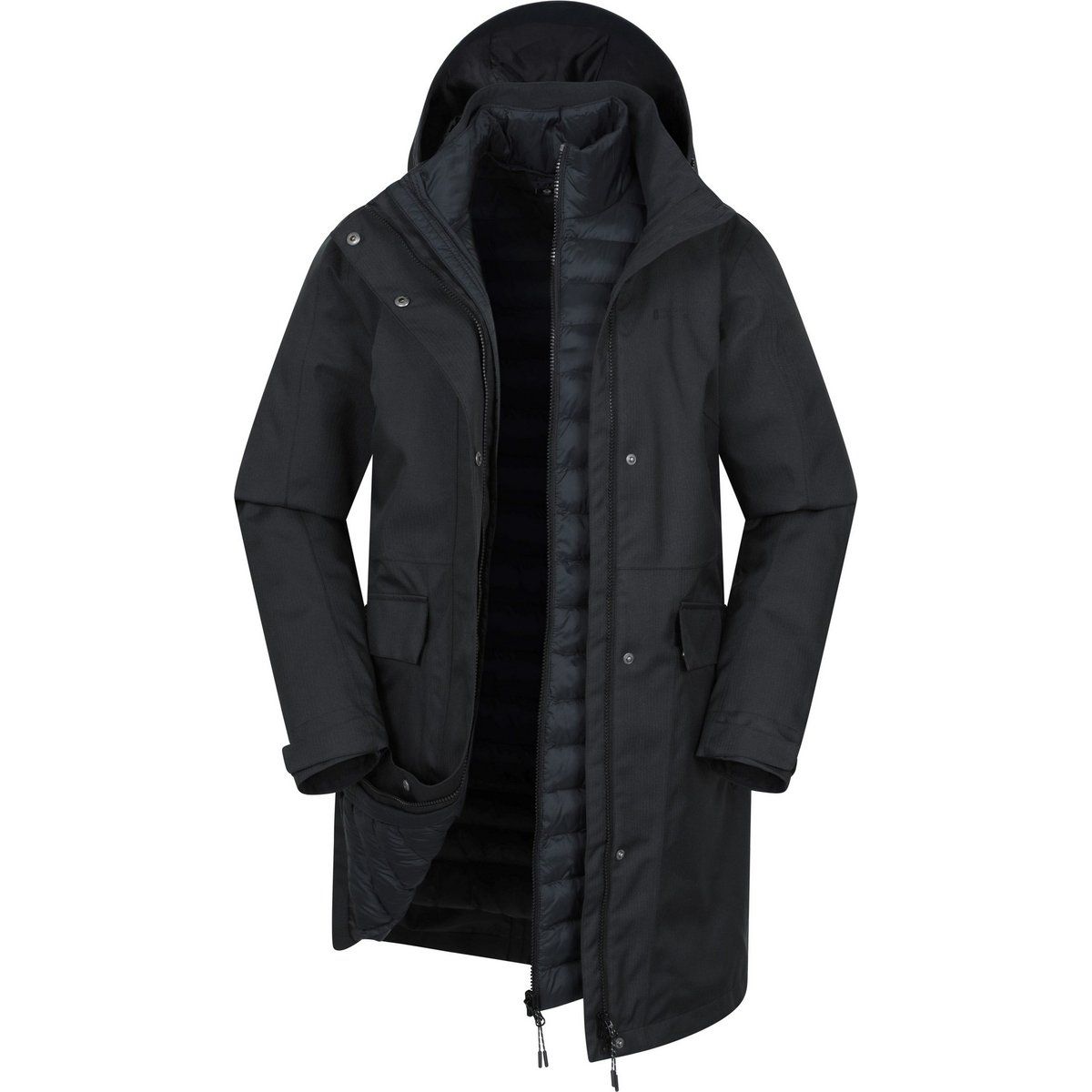 Vielseitiger wasserdichter 3-in-1 Parka