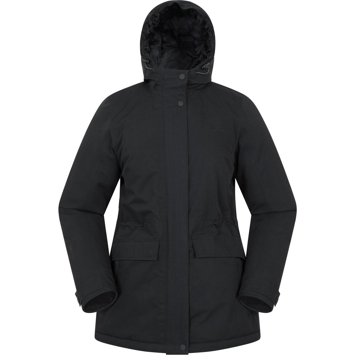 Wasserdichter Steppparka mit Kapuze