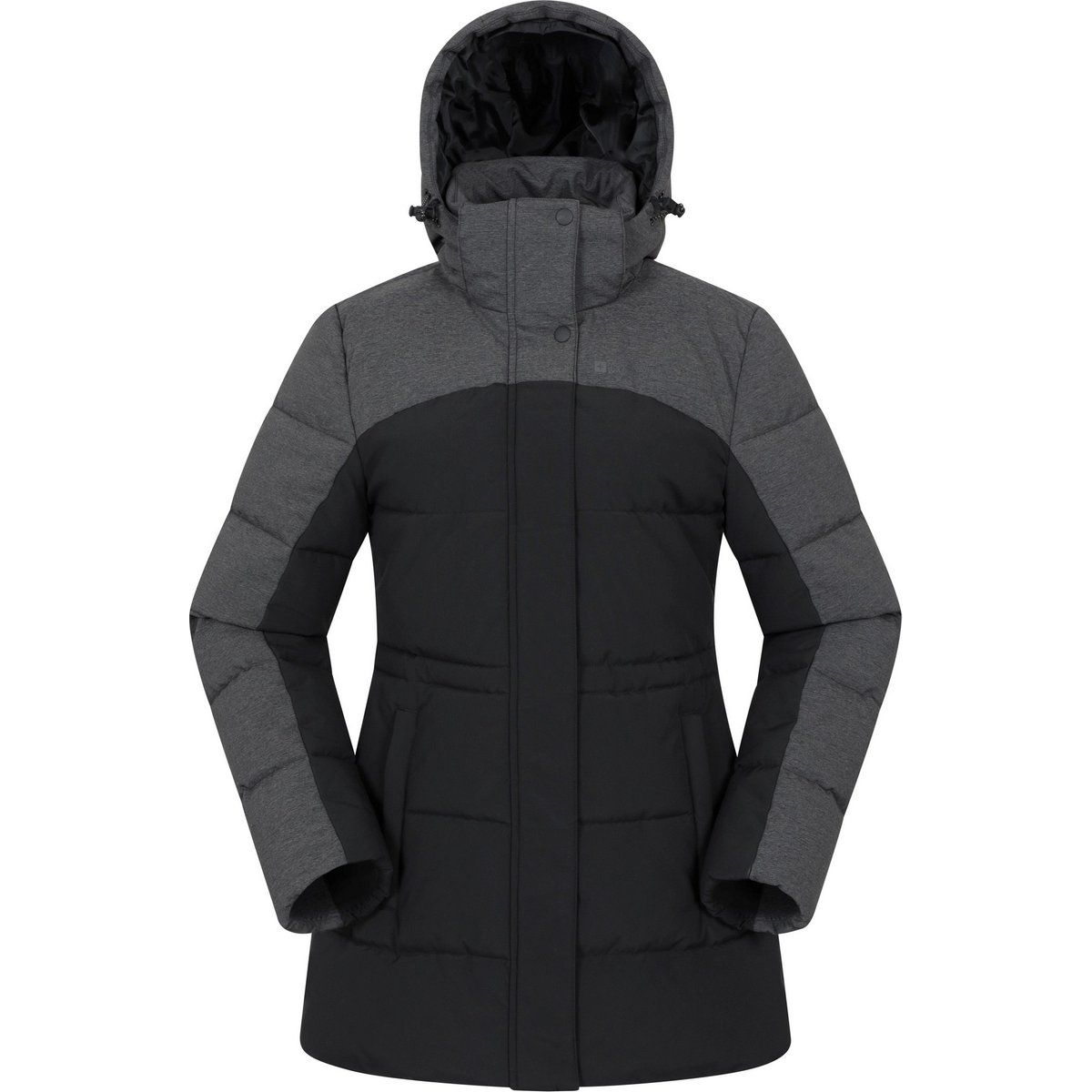 Gesteppte Thermo-Winterjacke mit Kontrast
