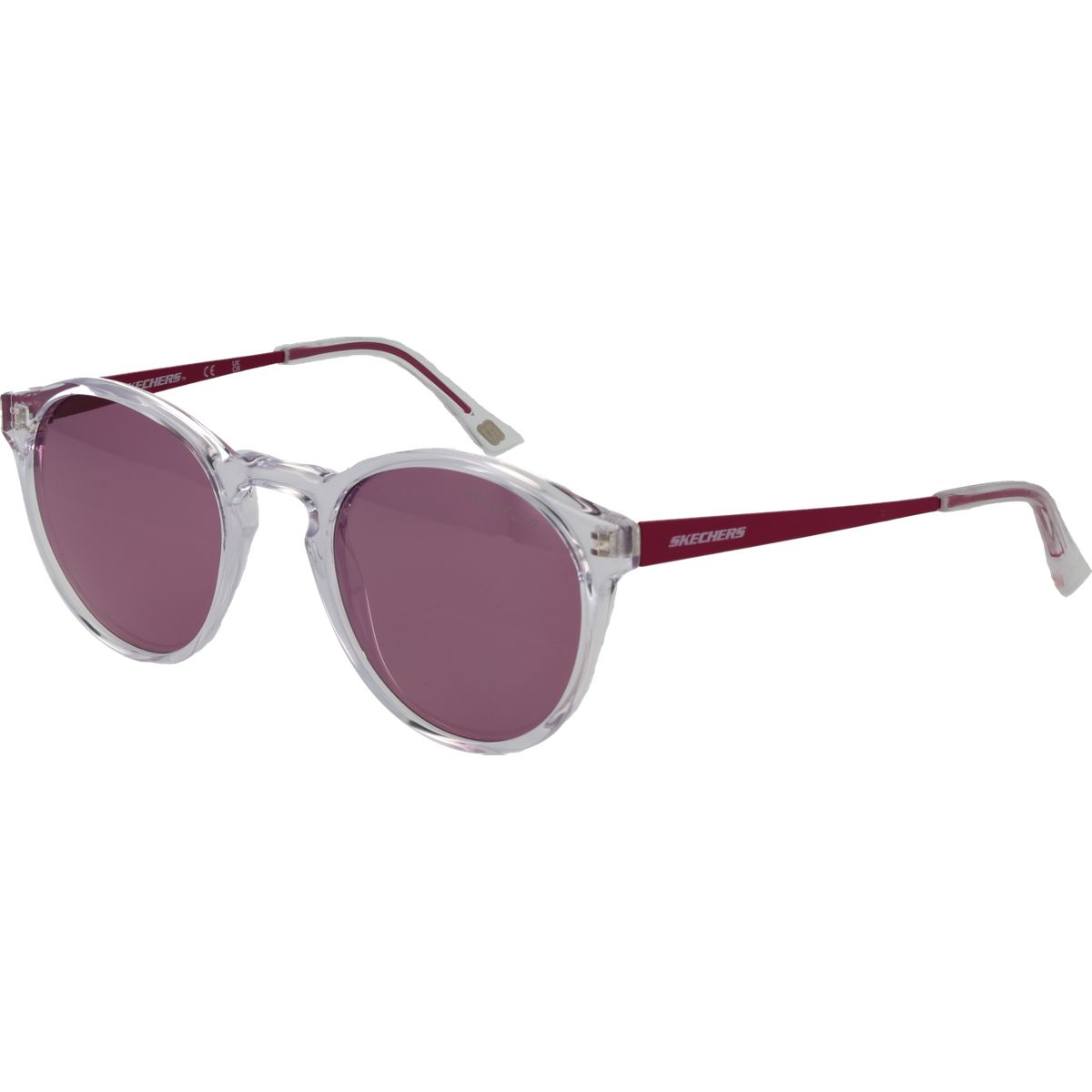 Moderne runde transparente Sonnenbrille