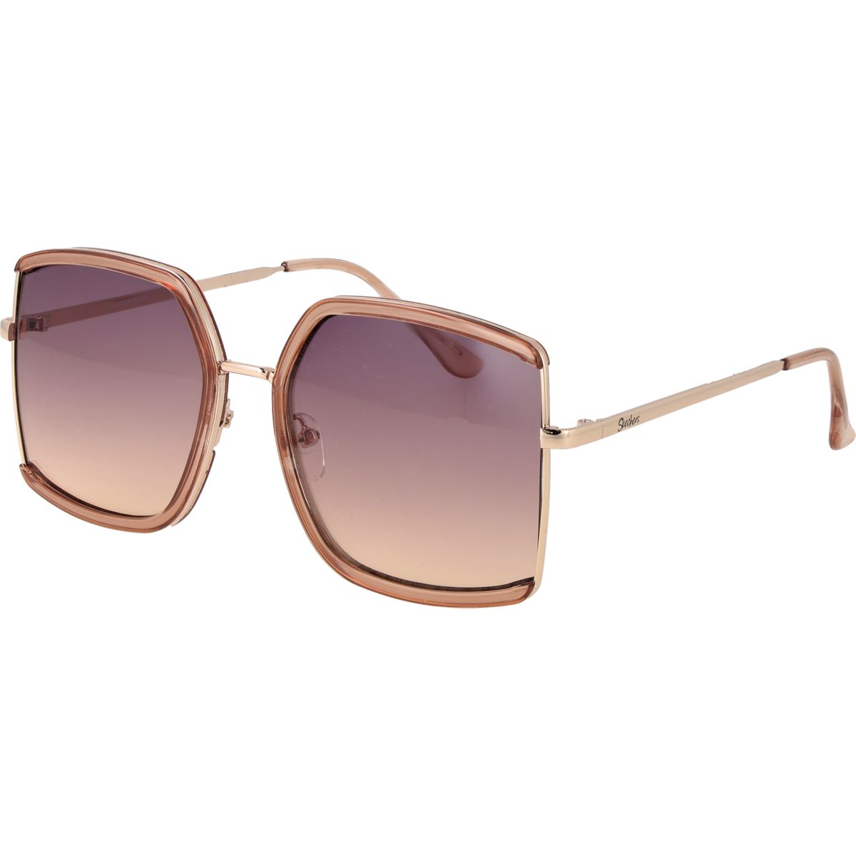 Quadratische Oversize-Sonnenbrille mit Verlauf