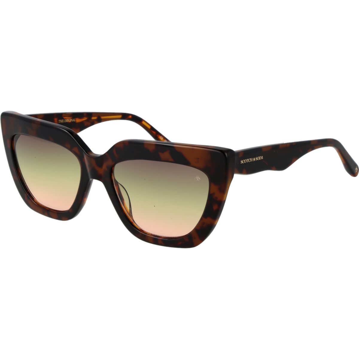 Stylishe Cat-Eye Sonnenbrille in Schildpatt-Optik